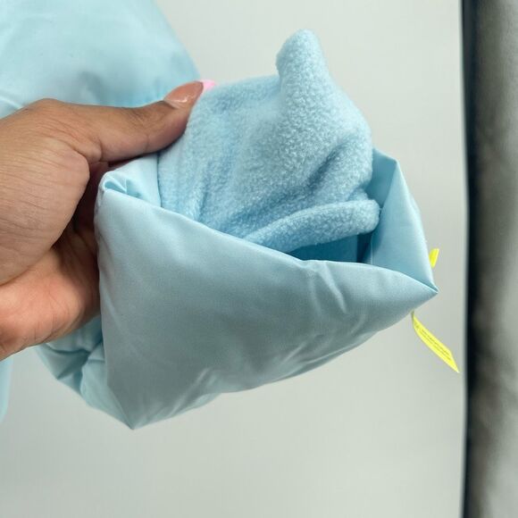 All in Motion Girls Blue Short Puffer Jacket M(8) NWT Wind & Water Resistant Zip - Picture 9 of 17